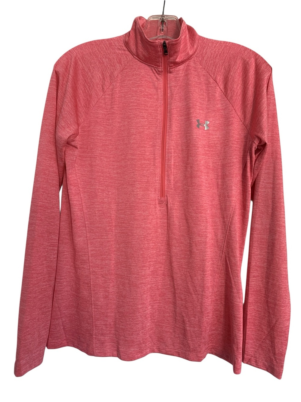 Under Armour Women’s Pink Half Zip Front Size Medium